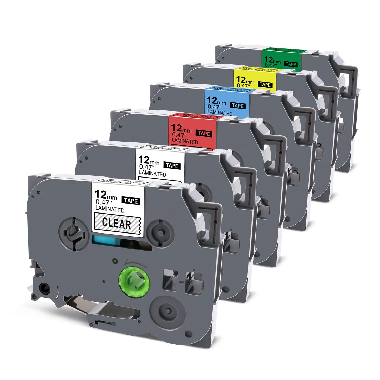 Zencoma Label Tape Replacement for Brother TZe131 231 431 531 631 731