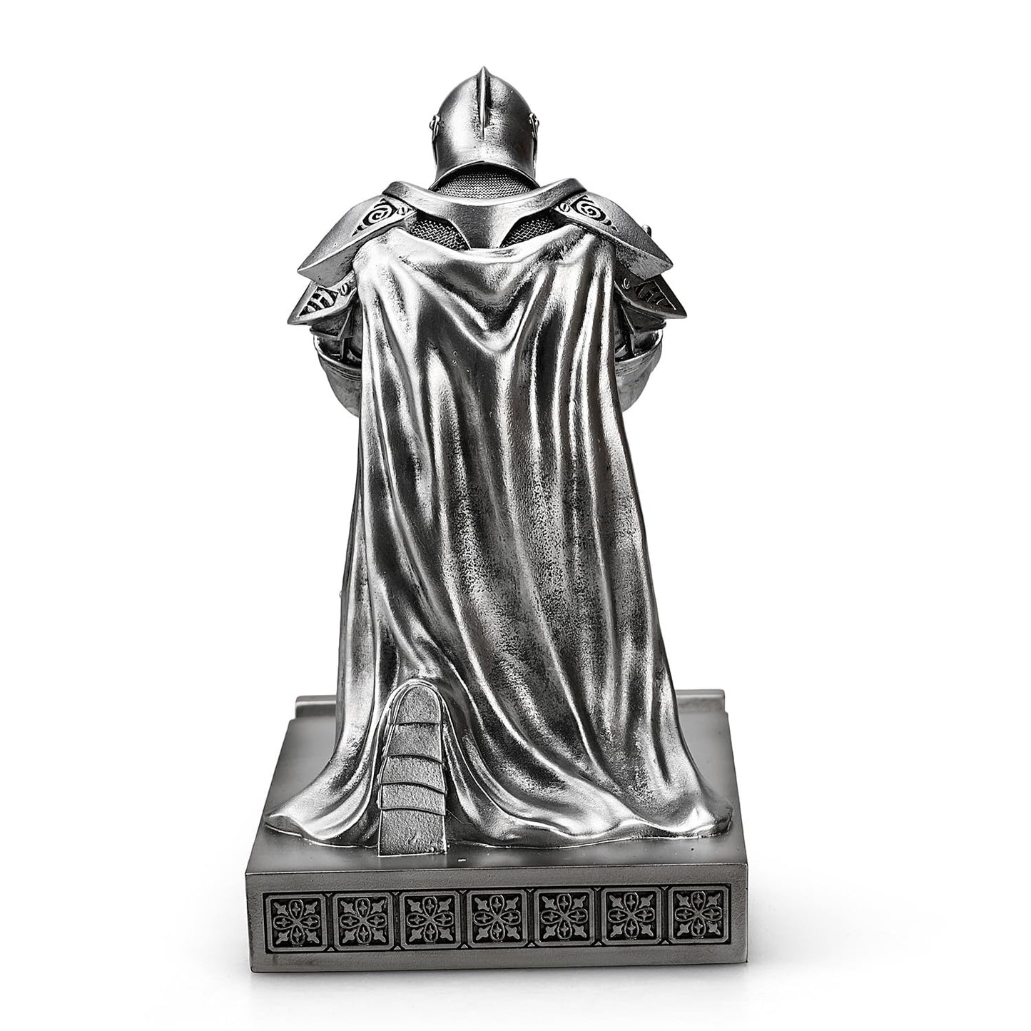 Knight Pen Holder Desk Organizer Office Decor Letter Opener for Desk Silver