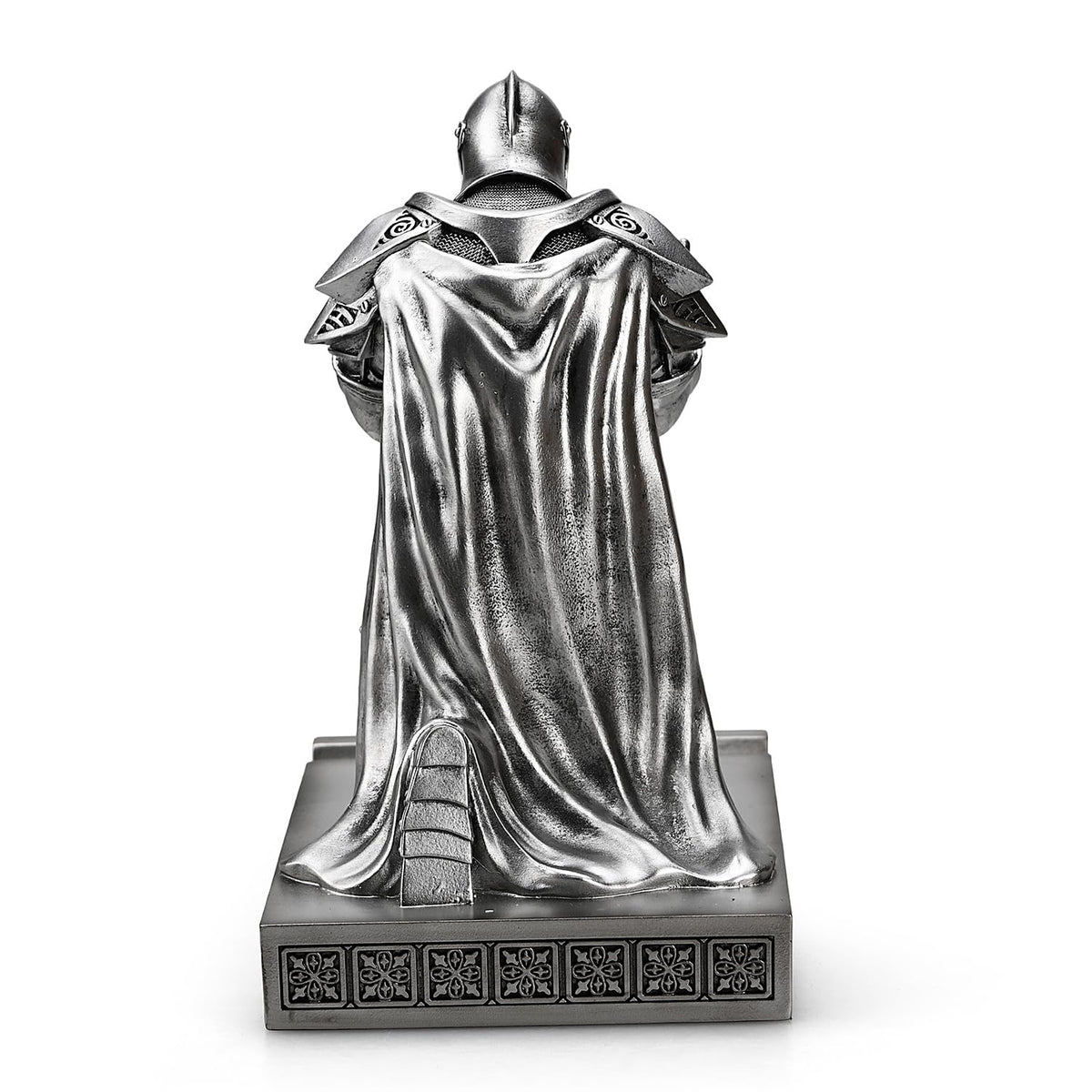 Knight Pen Holder Desk Organizer Office Decor Letter Opener for Desk Silver