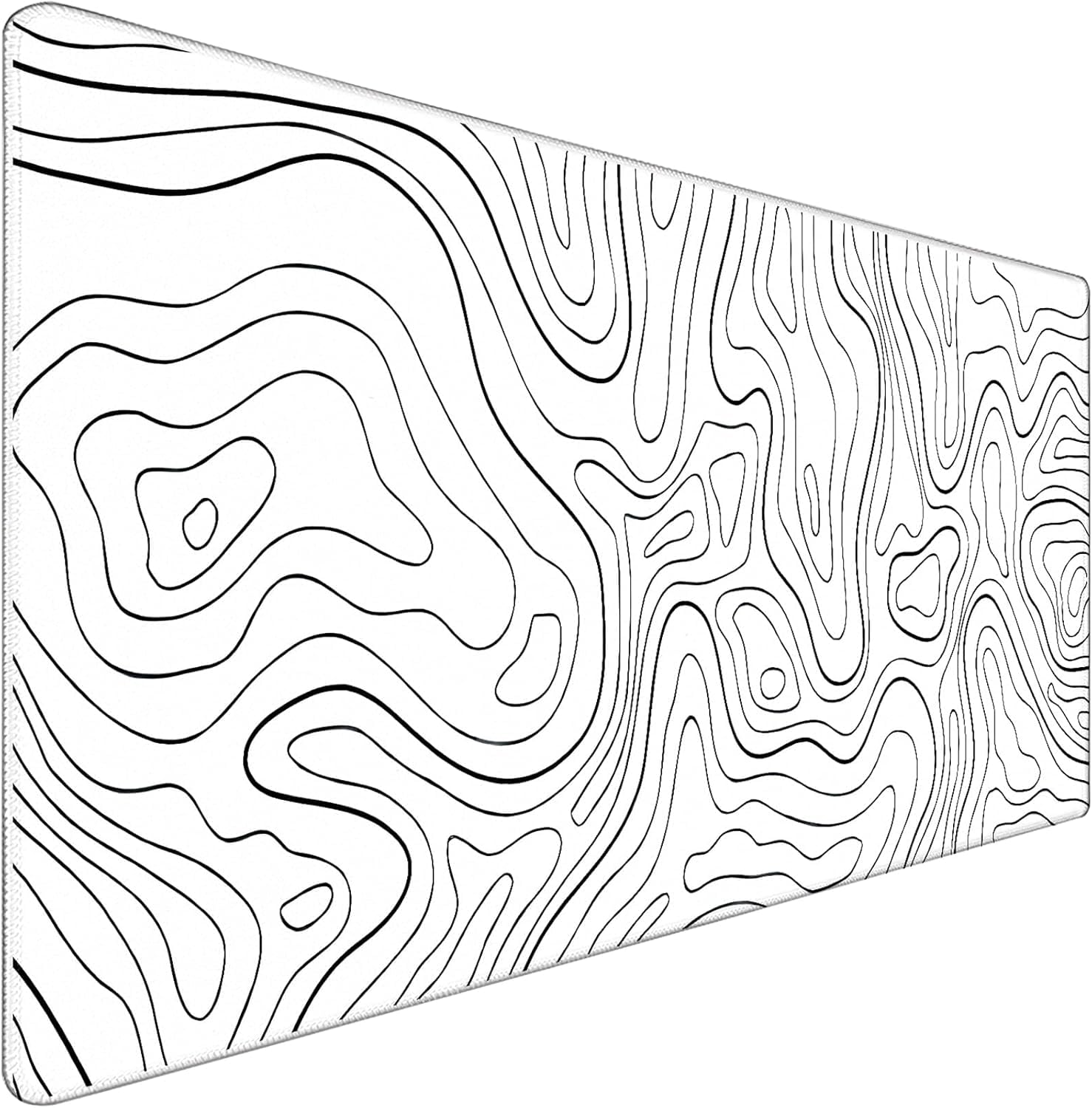 Large Mouse Pad Big Desk Mat Large Office Desk Pad, Black Line