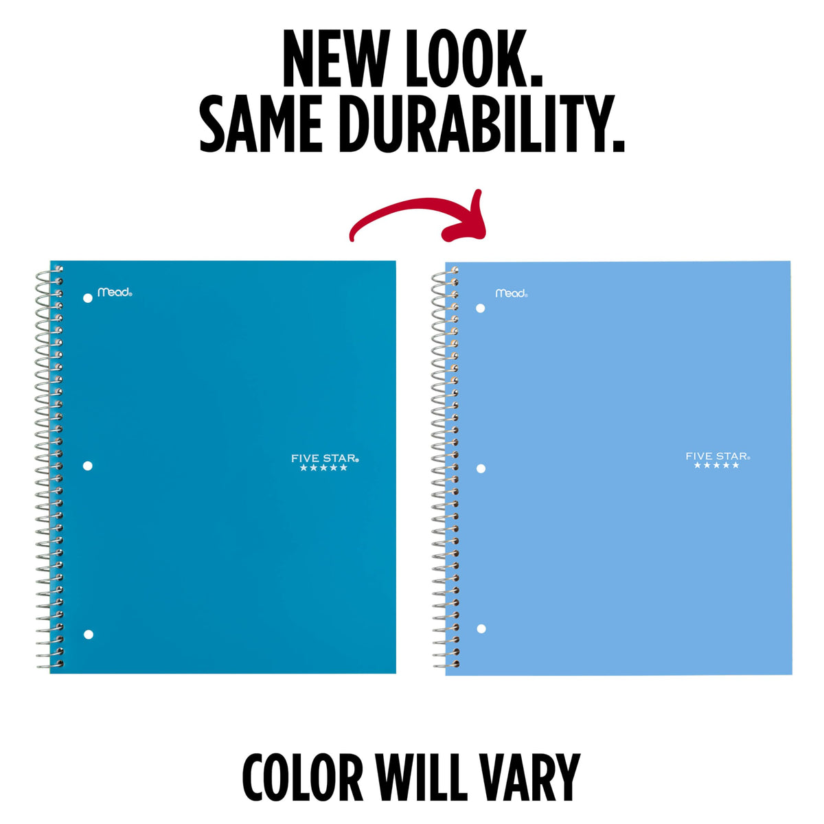 Five Star Spiral Notebook + Study App, 1 Subject, Graph Ruled Paper, 8-1/2" x 11", 100 Sheets