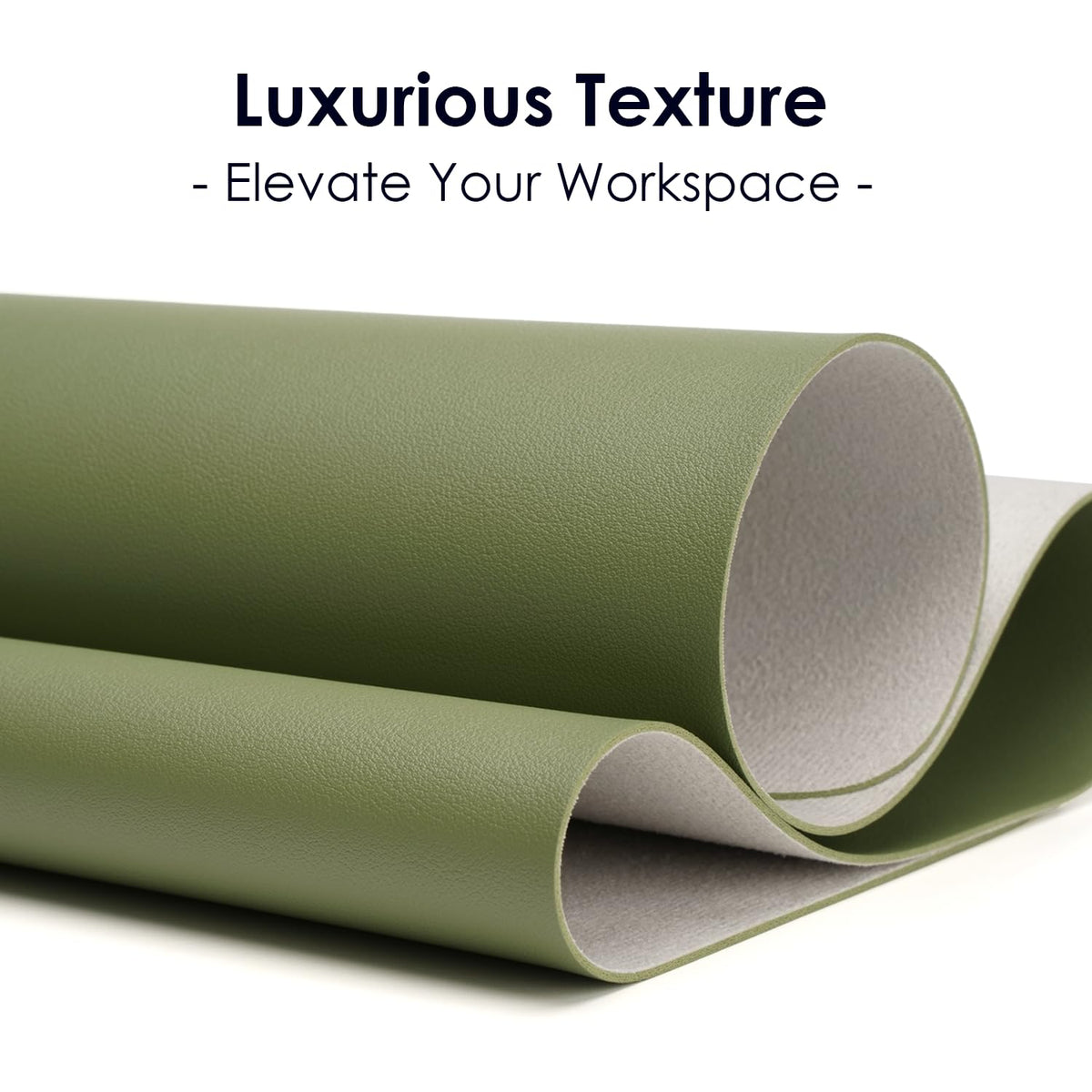 Leather Desk Pad Protector, Waterproof Mouse Pad, PU Desk Mat, Office Desk Cover, Desk Writing Mat