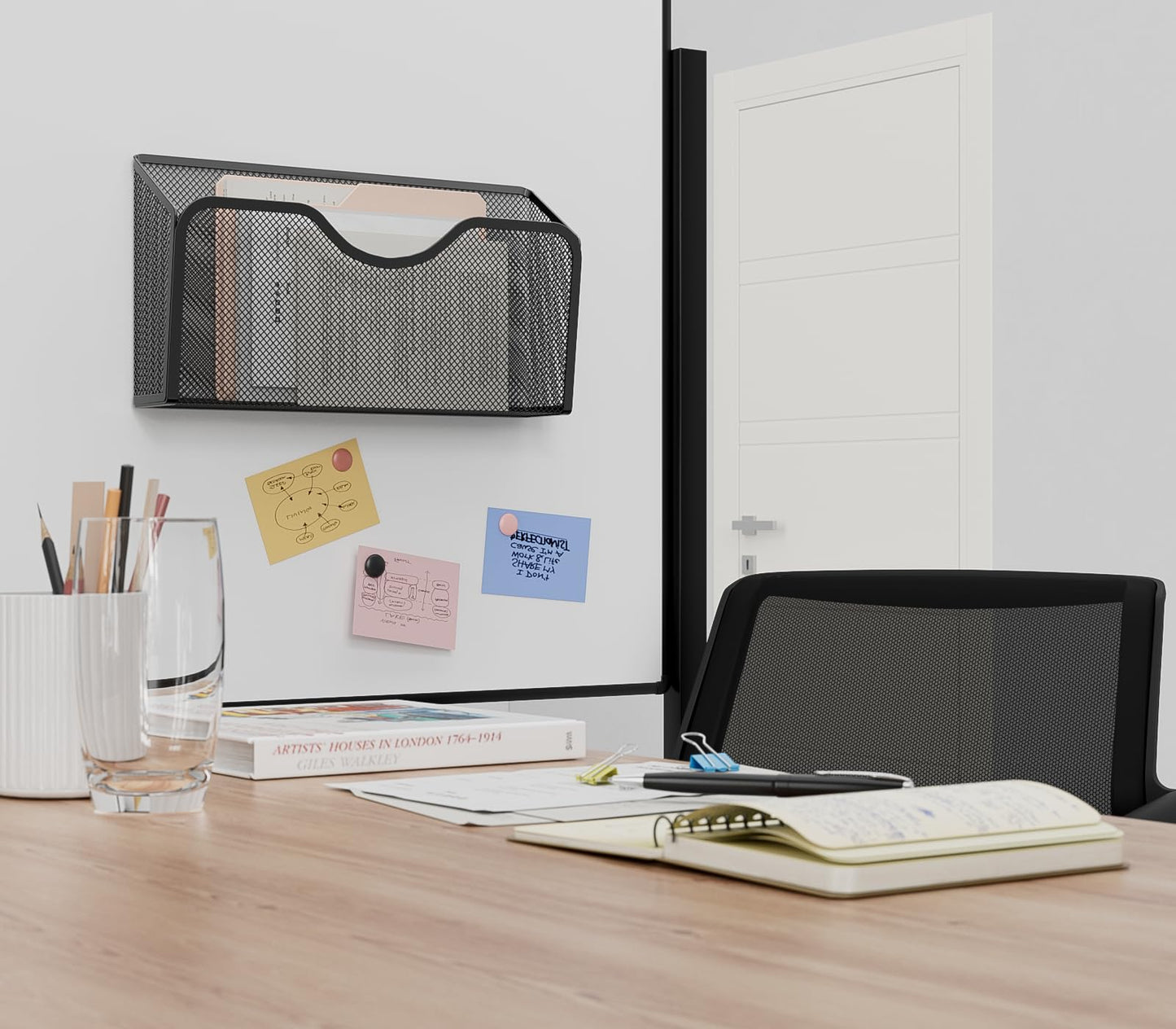 JANE EYRE Magnetic File Holder - 3PCS Paper Mail Organizer