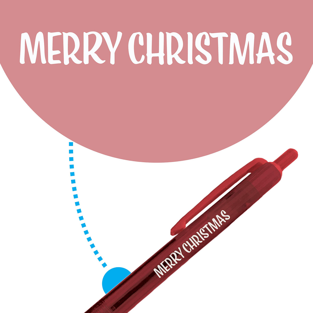 Greeting Pen Christmas Religious Pens-3 Designs Translucent 12 Pen Set 46003