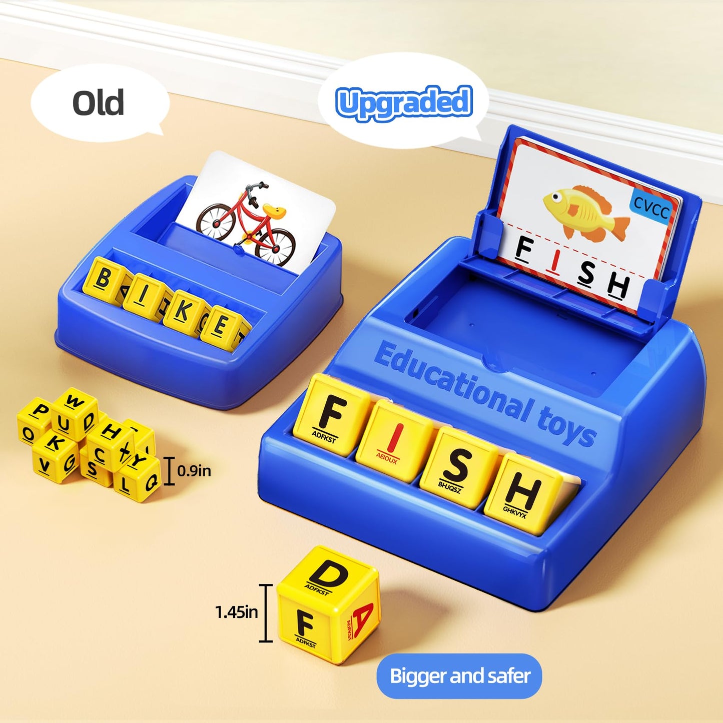 Montessori Matching Letter Game Toys for 3 4 5 Year Old Boy Girl Gifts Kids