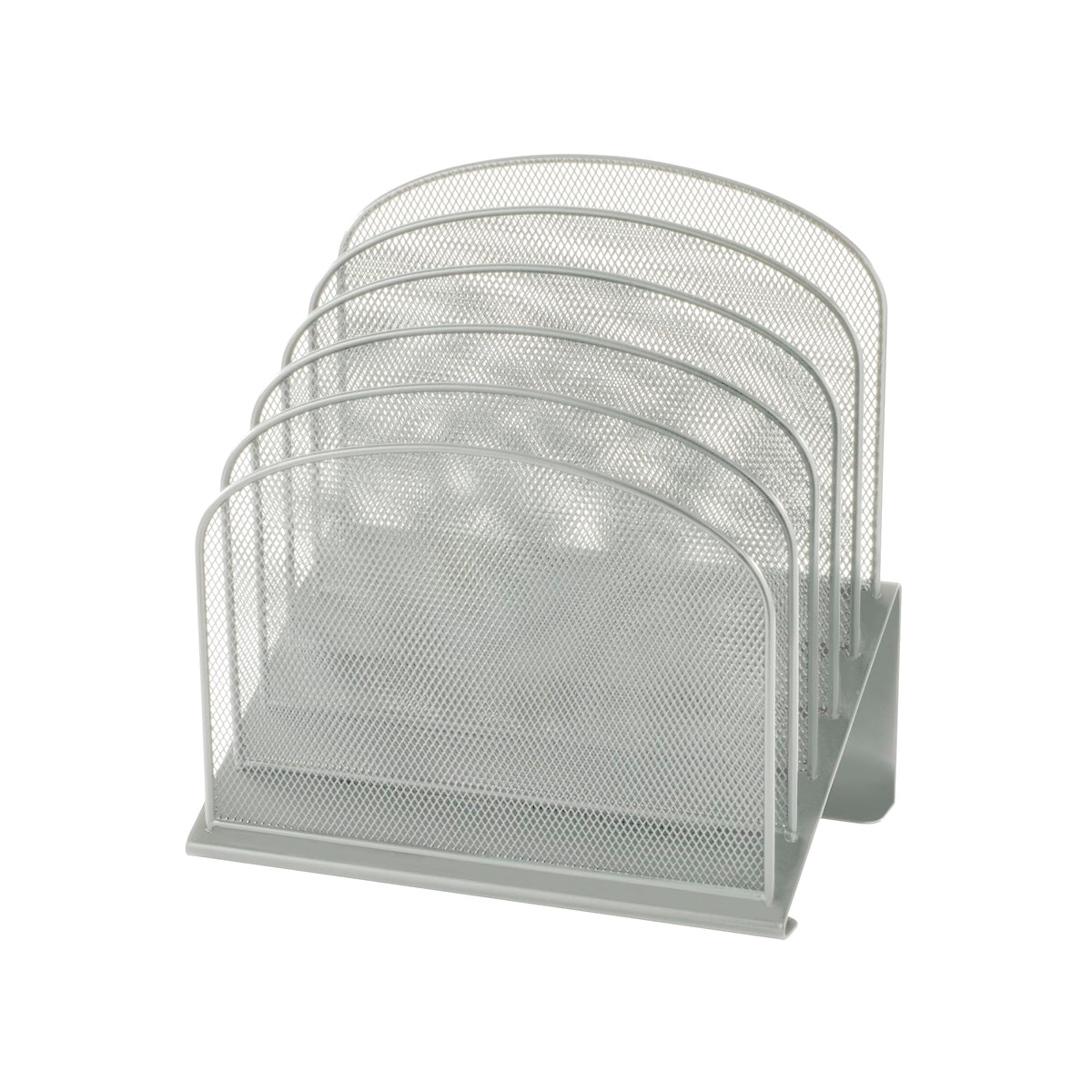 Safco Onyx Desk Organizer with 5 Vertical Sections, File Organizer for Home, Office, Classroom &