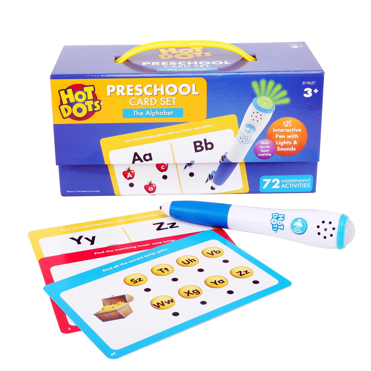 Educational Insights Hot Dots Alphabet Set with 72 Activities, Learn to Read Preschool Set with