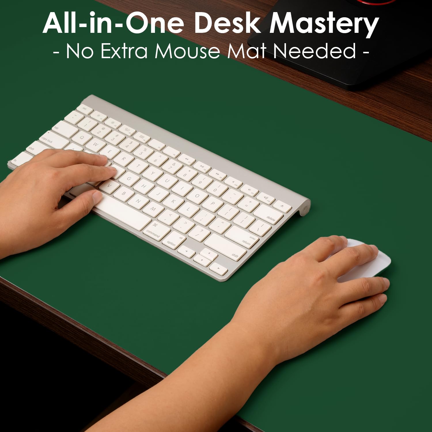 Leather Desk Pad Protector, Waterproof Mouse Pad, PU Desk Mat, Office Desk Cover, Desk Writing Mat