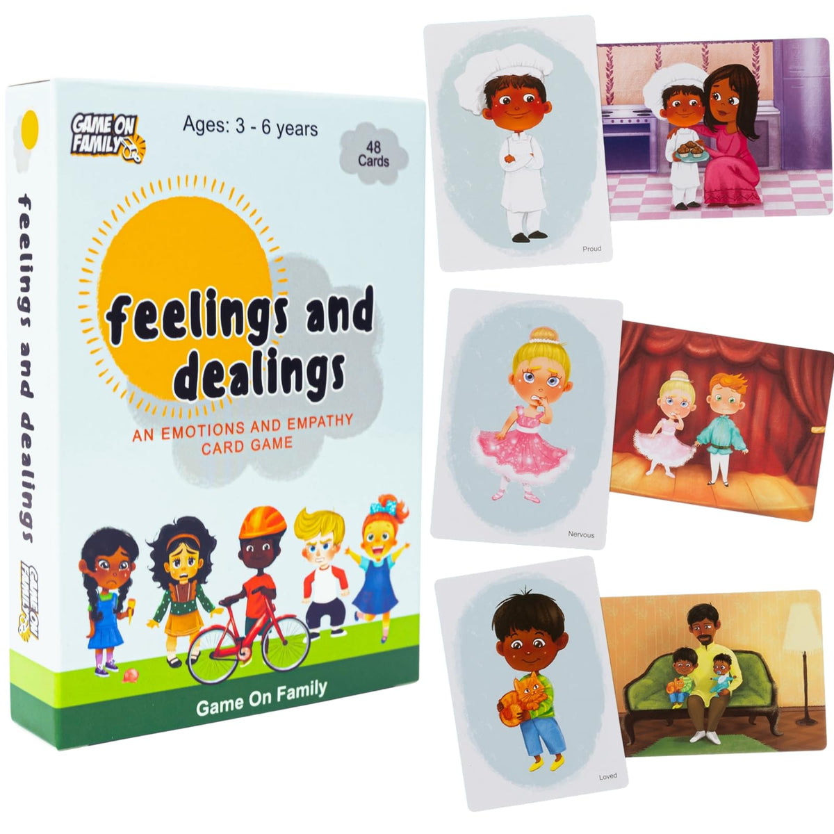 Feelings and Dealings: an Emotions and Empathy Card Game | Emotional Intelligence for Kids Ages 3–7