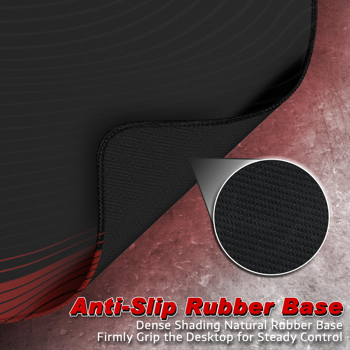 ATTACK SHARK CM02 Gaming Mouse Pad Esports Speed Large Mouse mats for Desk Waterproof Surface