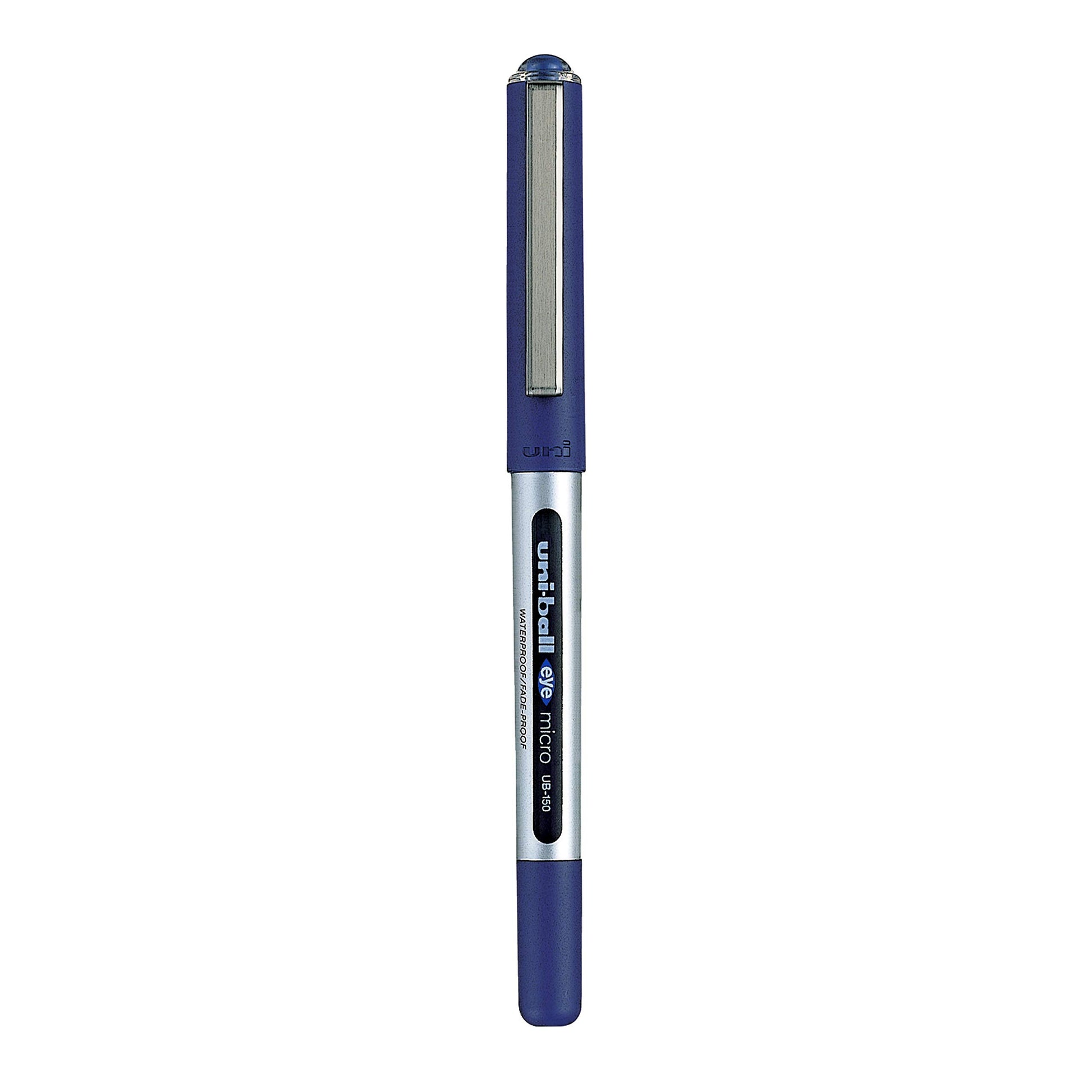 Uni-ball Eye Micro Ub-150 Gel Ink Pen - 0.5 mm - 10 Pcs - Blue