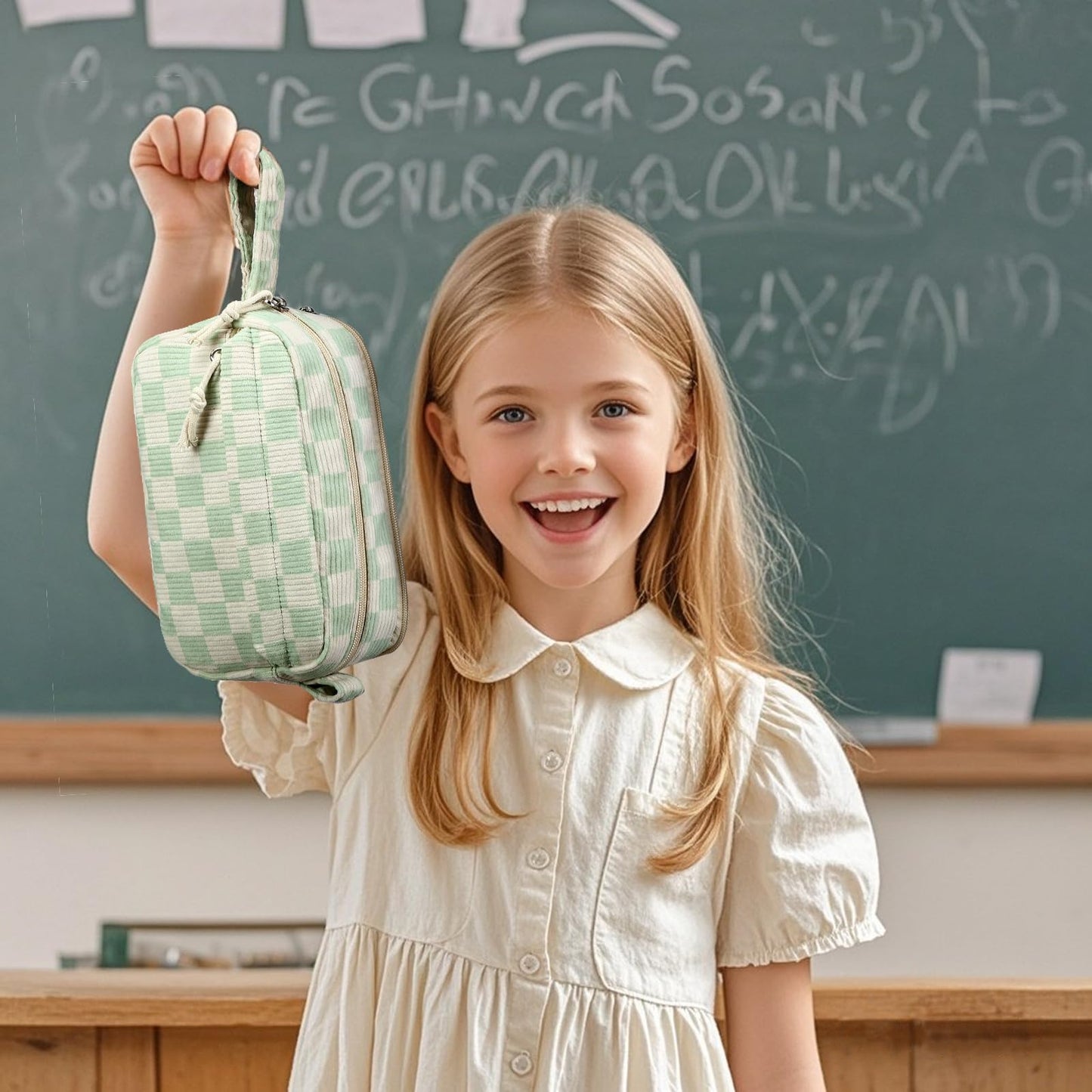 Bluboon Big Capacity Pencil Case Pencil Pouch Pen Case School Supplies Cute Pencil Box Pencil Bag