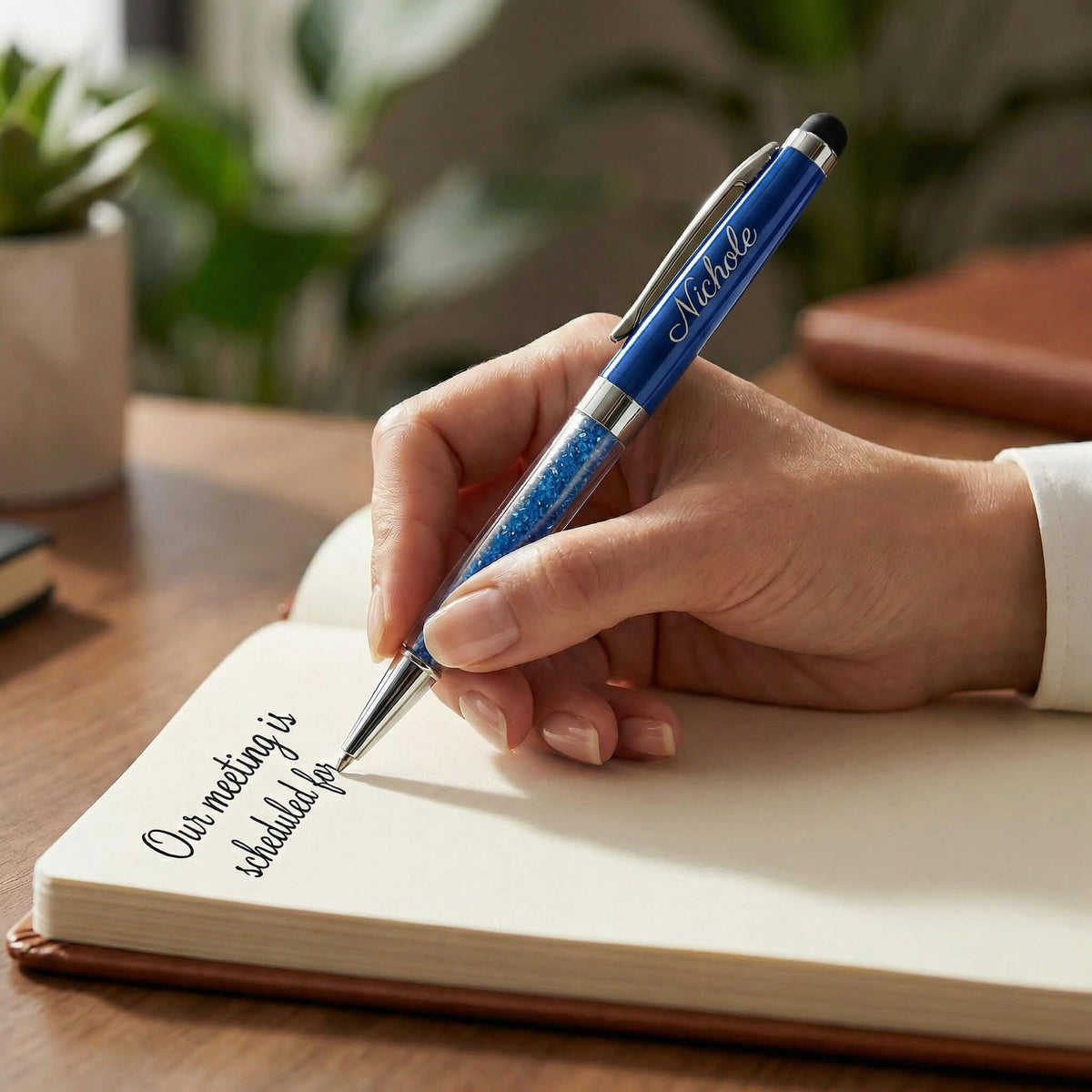Yastar Custom Pens Bulk for Business,Graduation,Anniversaries-Crystal Pens
