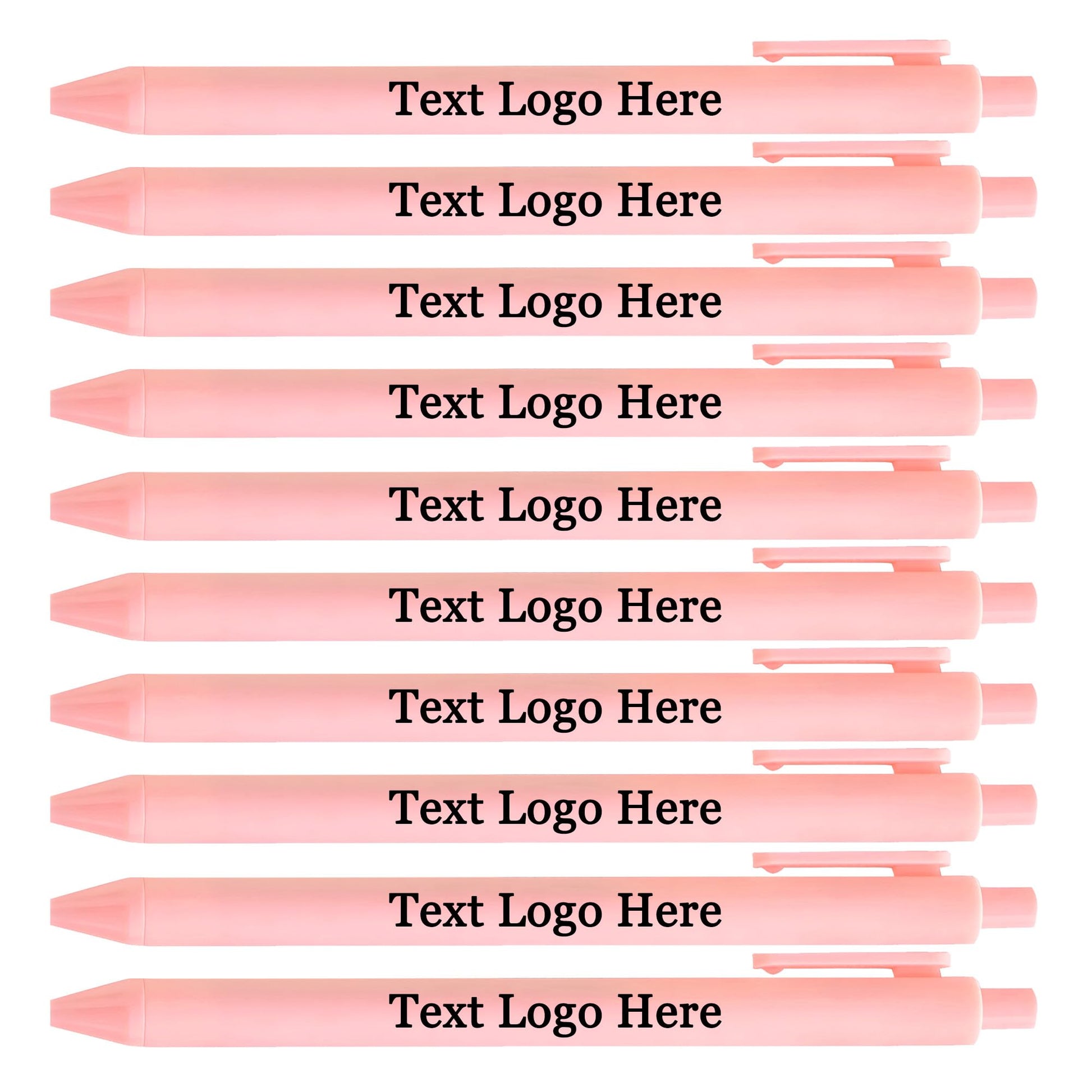 HEYZARDA Personalized Pens with Name Bulk 100-1000 Pcs, Pink
