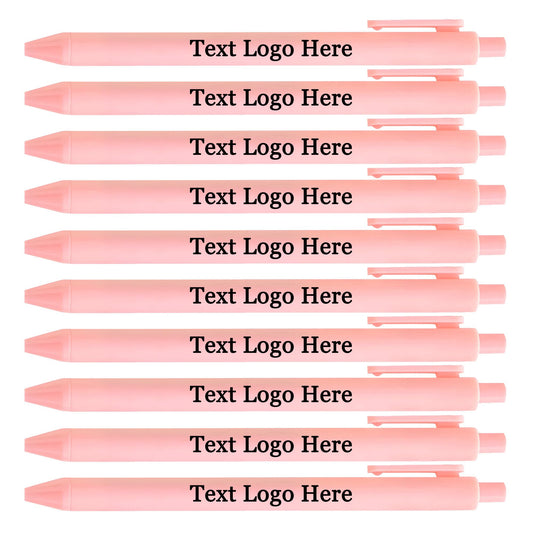 HEYZARDA Personalized Pens with Name Bulk 100-1000 Pcs, Pink