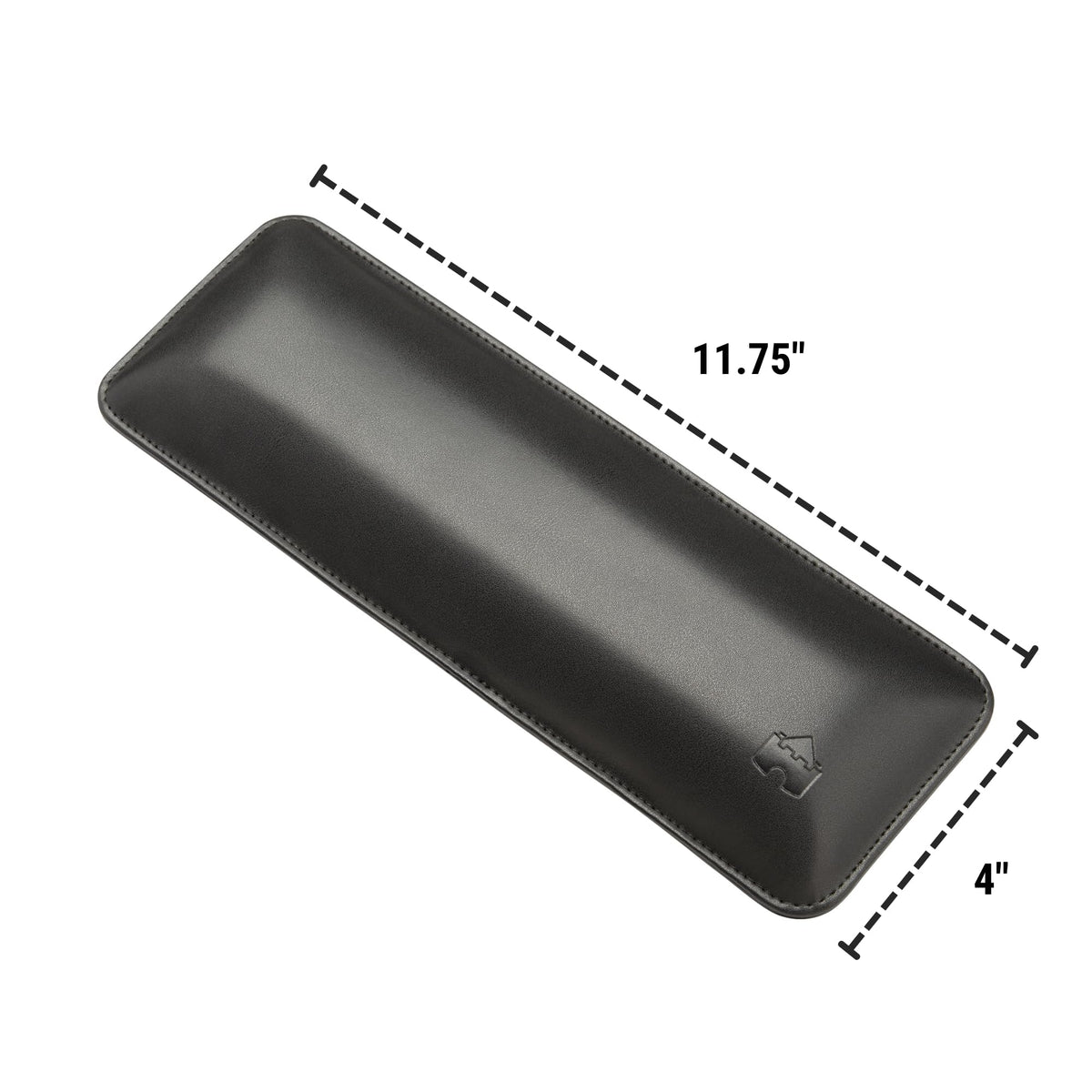 Bailey Compact by Castle - Wrist Rest for Keyboards with Around 61 Keys - Leather Ergonomic