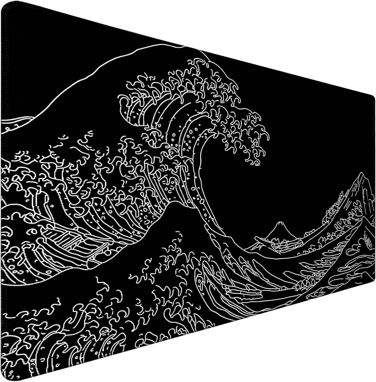 Large Gaming Mouse Pad, Waterproof Extra Large Big Mouse Pad with Stitched Edge, XXXL Non-Slip