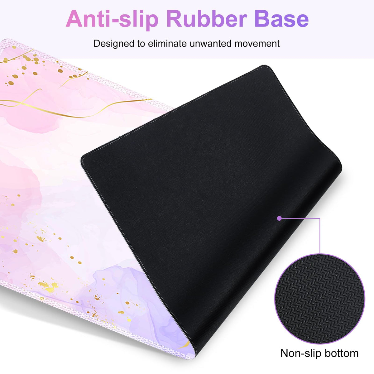 NXZGO Large Gaming Mouse Pad Set, 4 in 1 Extended Keyboard Desk Mat with Wrist Rest, PC Computer