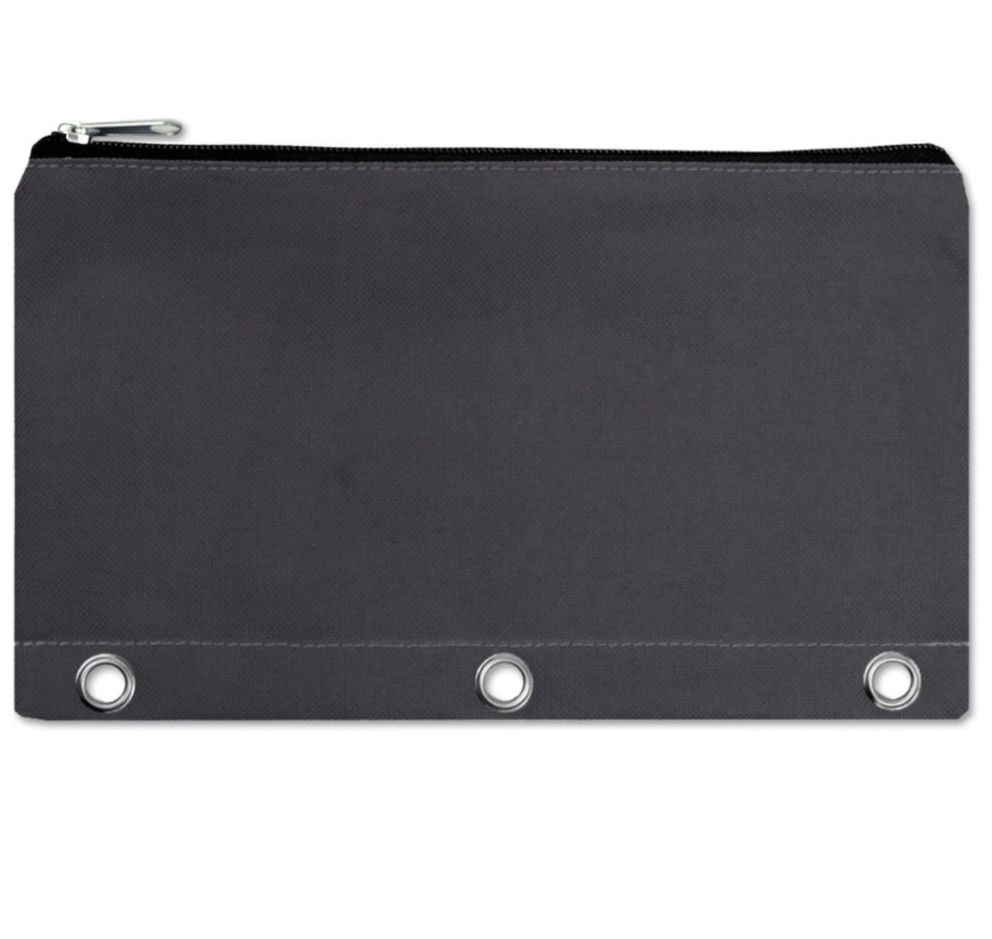 Trail maker 100 Pack 10.25 Inch Solid Color Zippered 3-Ring Binder Pencil Cases for Pens, Pencils