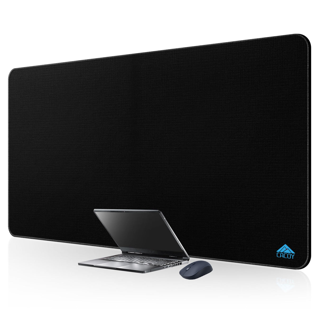Cacoy 63"x31.5" Super Large Gaming Mouse Pad, Huge Computer Desk Mat, Black