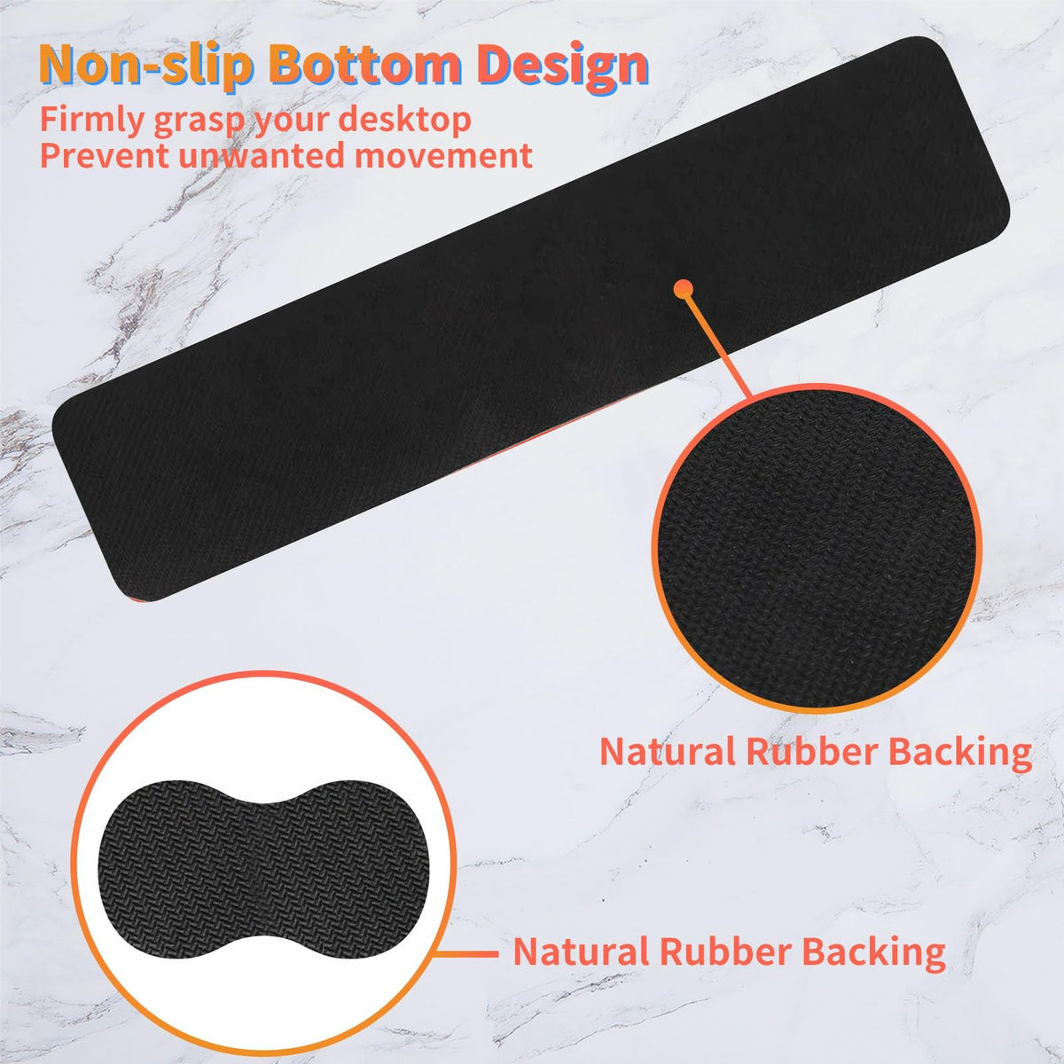 Mouse Pad with Wrist Rest + Keyboard Wrist Rest + Gaming Mouse Pad + Coasters Ergonomic Memory Foam