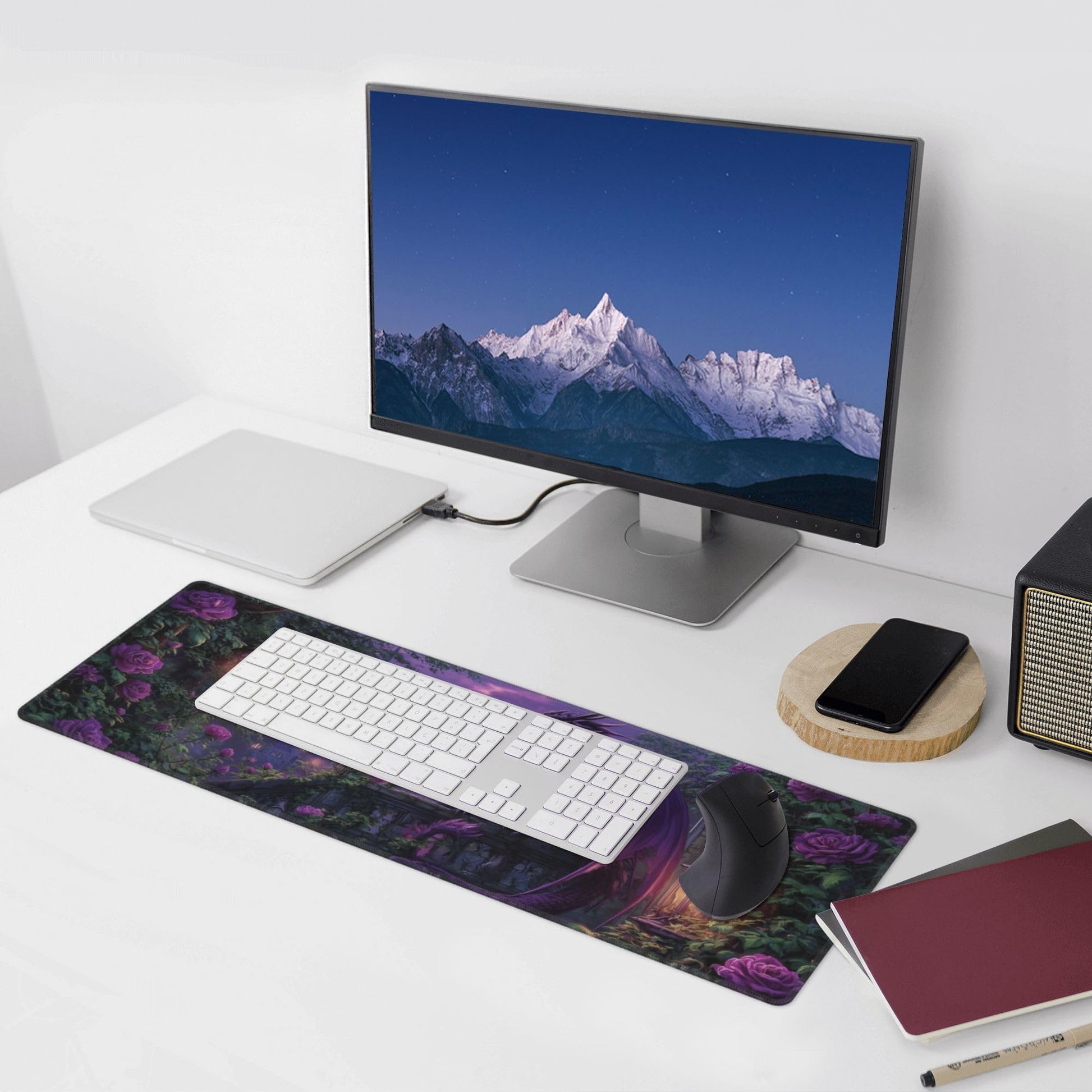 Dragon Mouse Pad Extended Large Gaming Mouse Pad XL Stitched Edges for Gamer Home Office 31.5 X