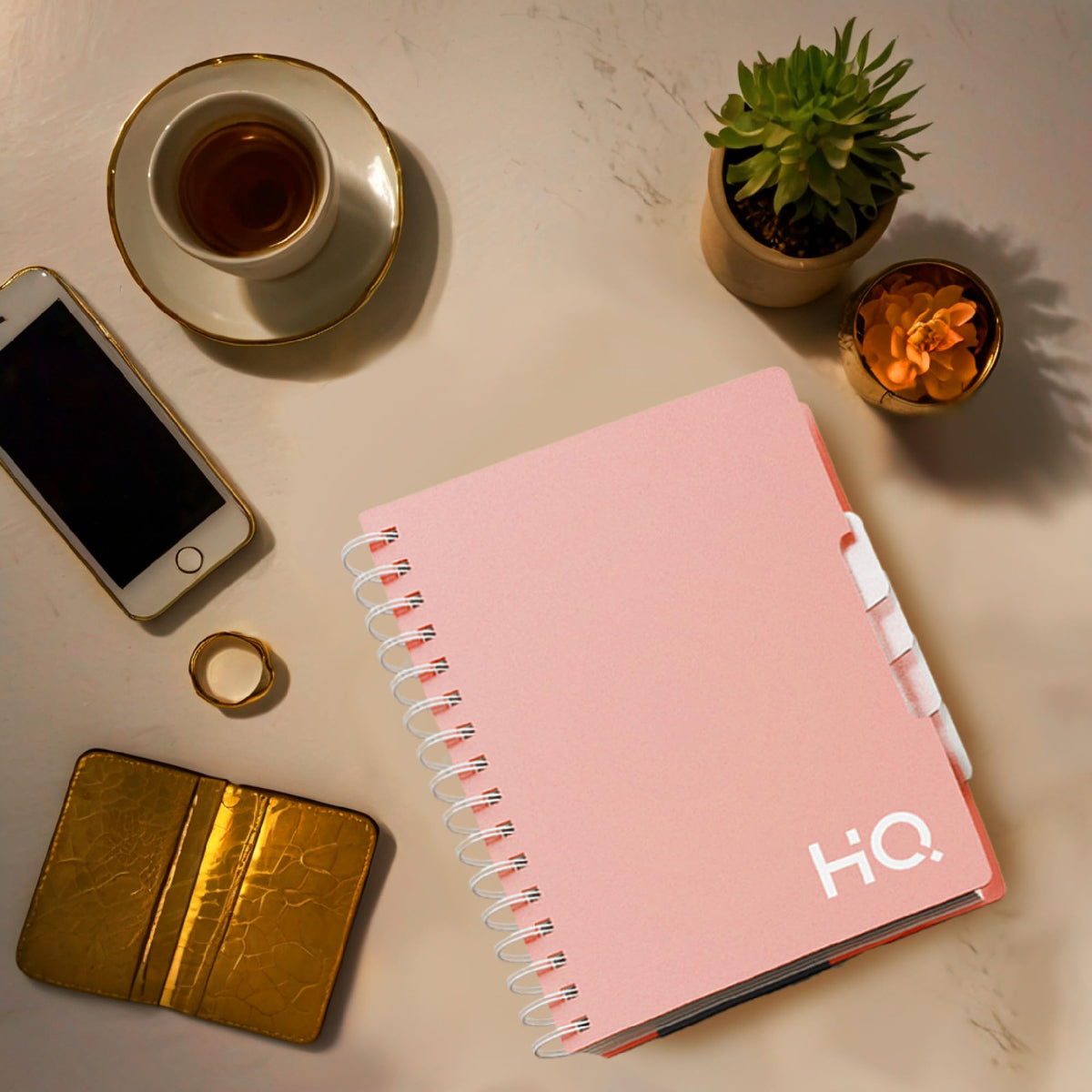 HQ Navneet Five Subject Spiral Wiro Bound Notebook |14.8cm x 21cm | Single Line | 300 Pages |