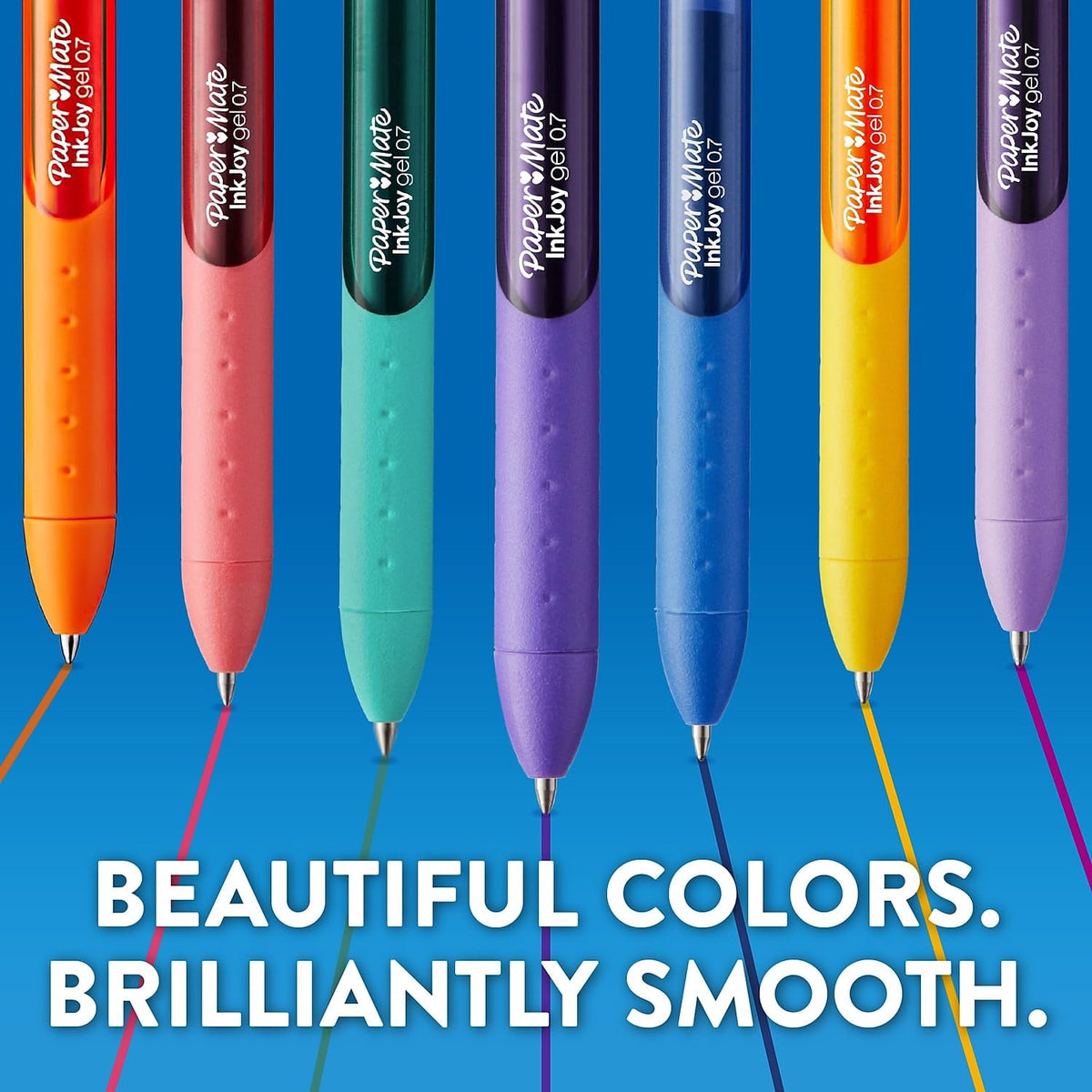 Newell Brands Paper Mate Inkjoy Gel Pen, Retractable, Medium 0.7 Mm, Assorted Ink And Barrel