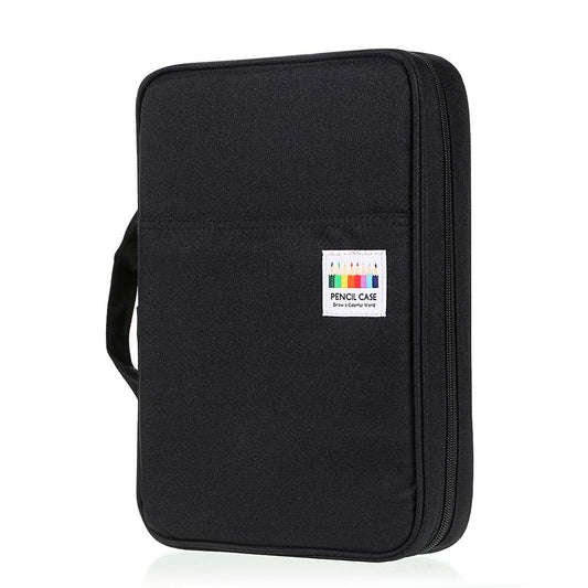 BTSKY Portable Colored Pencil Case - Colored Pencil Organizer Holds 166 Pencils or 112 Gel Pens