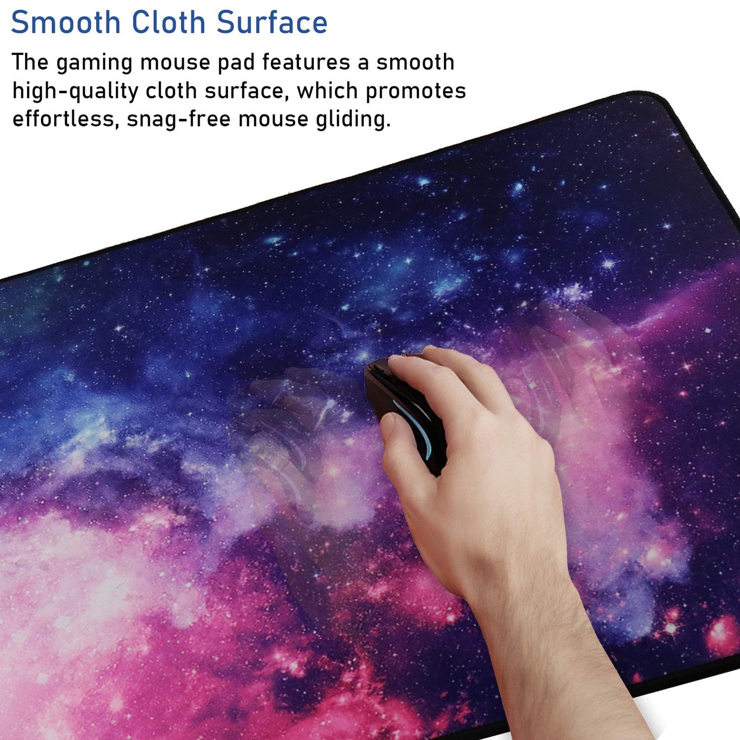 Gaming Mouse Pad,31.5x15.7x0.12 inch Waterproof Computer Keyboard Mouse Mat