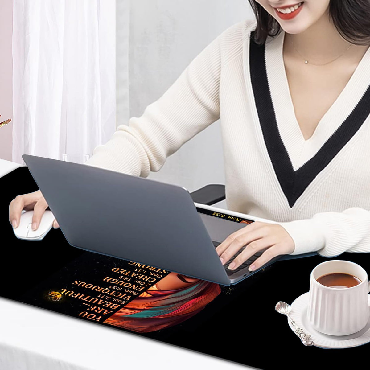 Large Mouse Pad, 31.5 x 11.8in Extended Gaming Mouse Pad with Stitched Edges,XXL Mousepad Protector