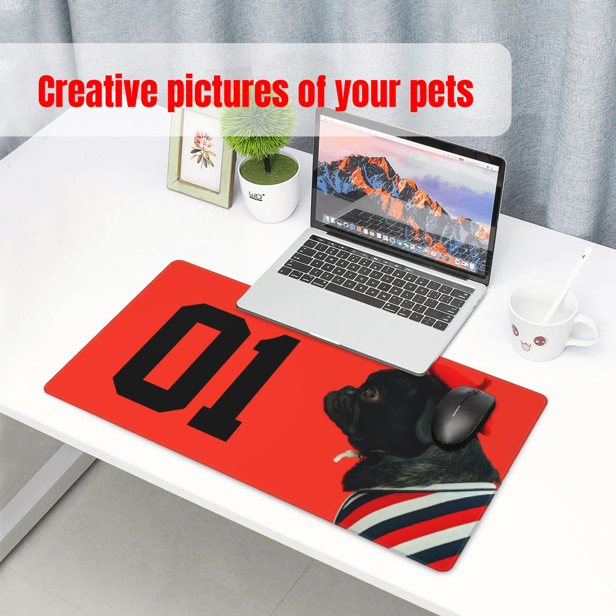 Custom Mouse Pad with Printing of Your Own Photo Image Logo Text Customized Personalized Mousepad