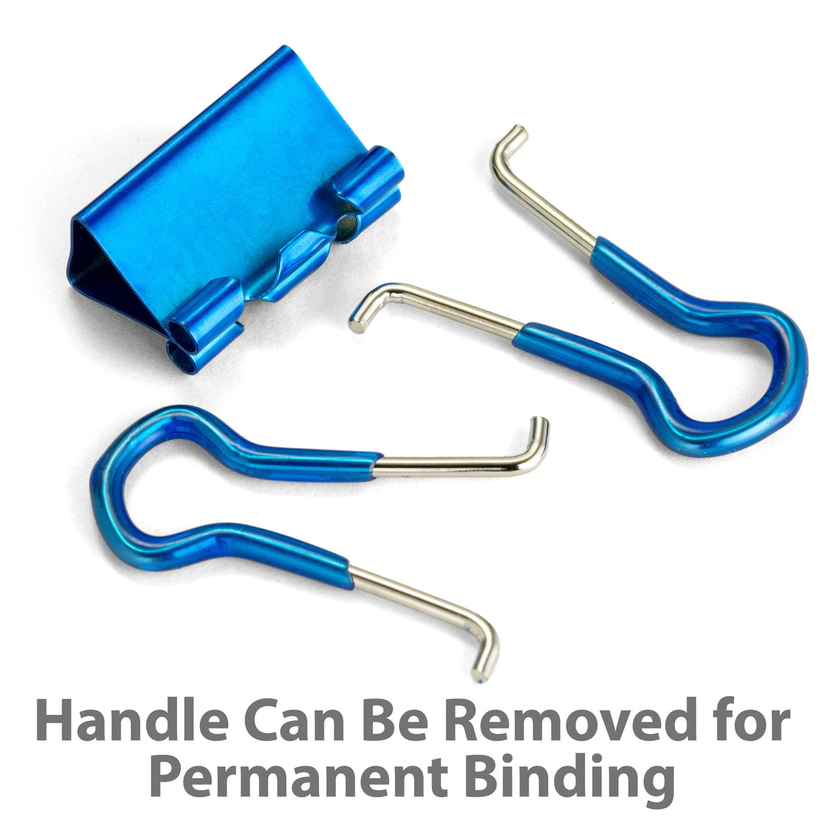 Officemate Easy Grip Small Size Binder Clips, Assorted Metallic Colors 24-Count, Paper Clamps for