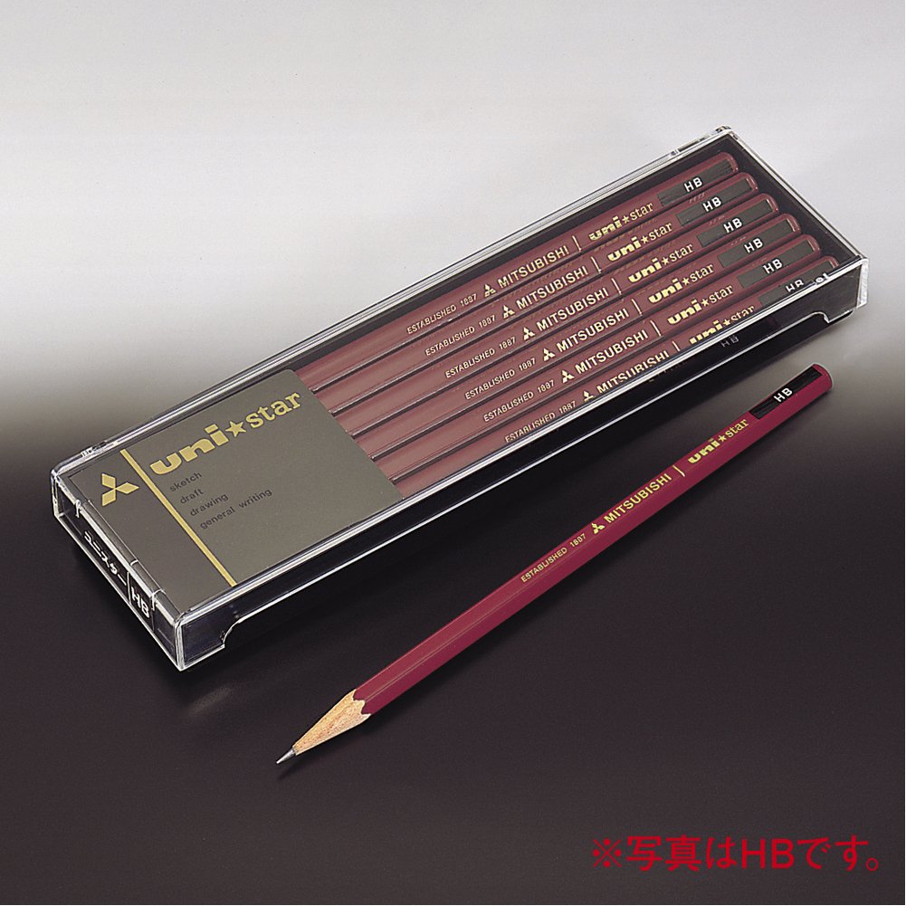 Uni pencil UNISTER hexagonal 3B US3B