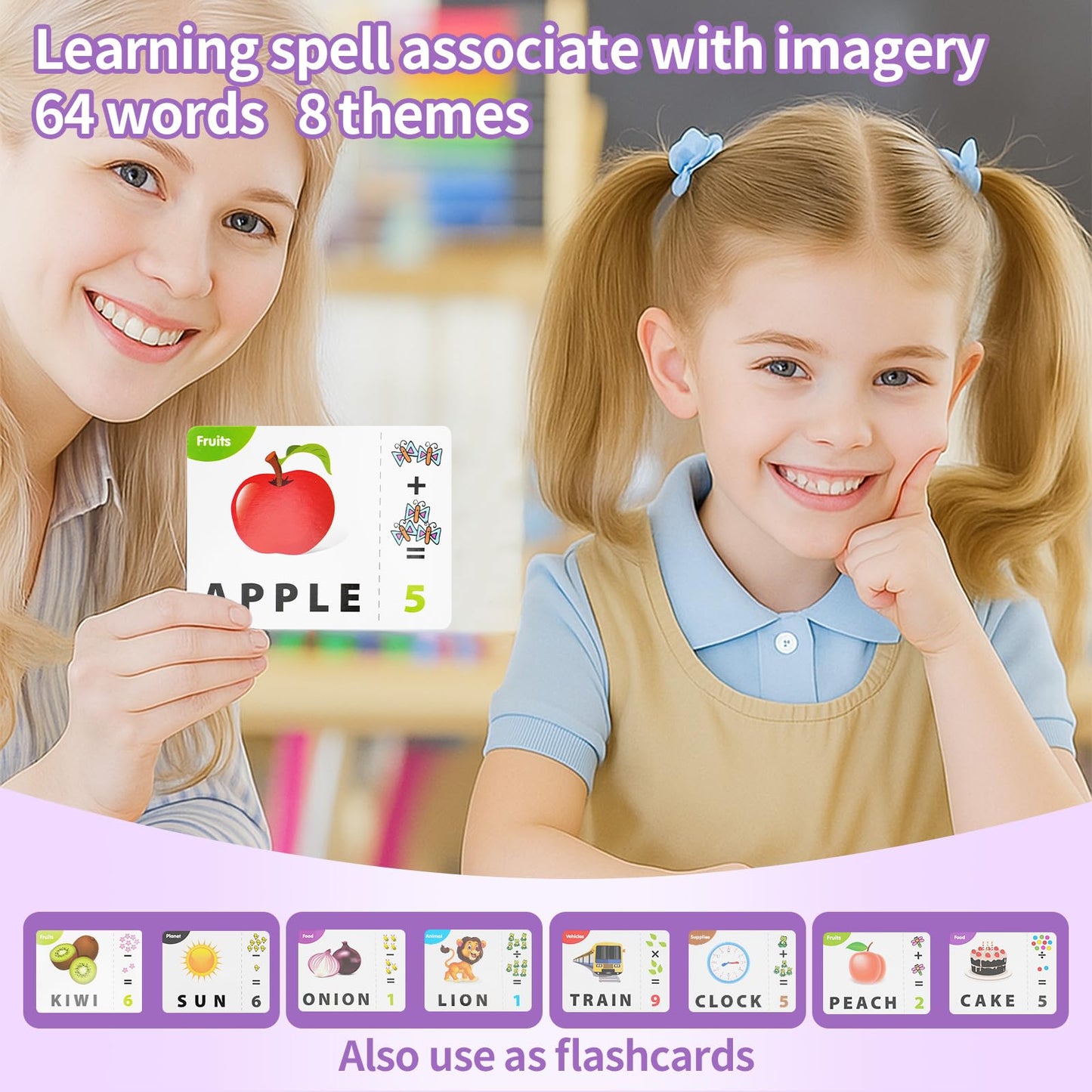 Matching Letter Games for Kids Ages 4-8,Learning & Education Toys for Preschool Boys Girls