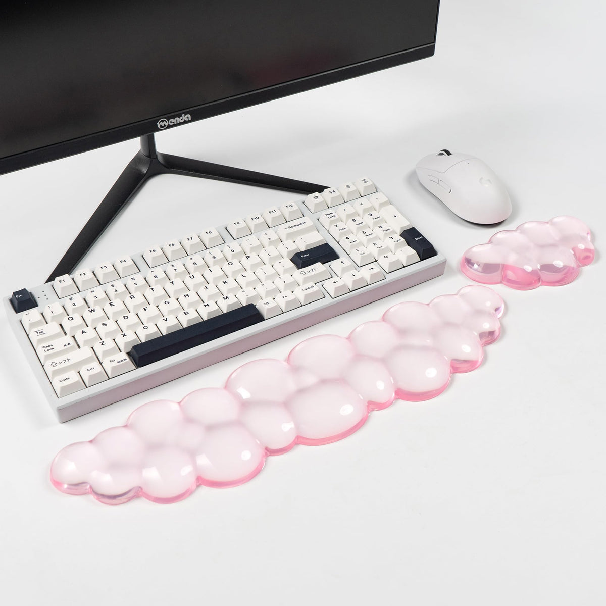 Gel Keyboard and Mouse Wrist Rest, Cloud Wrist Pad for Computer Keyboard
