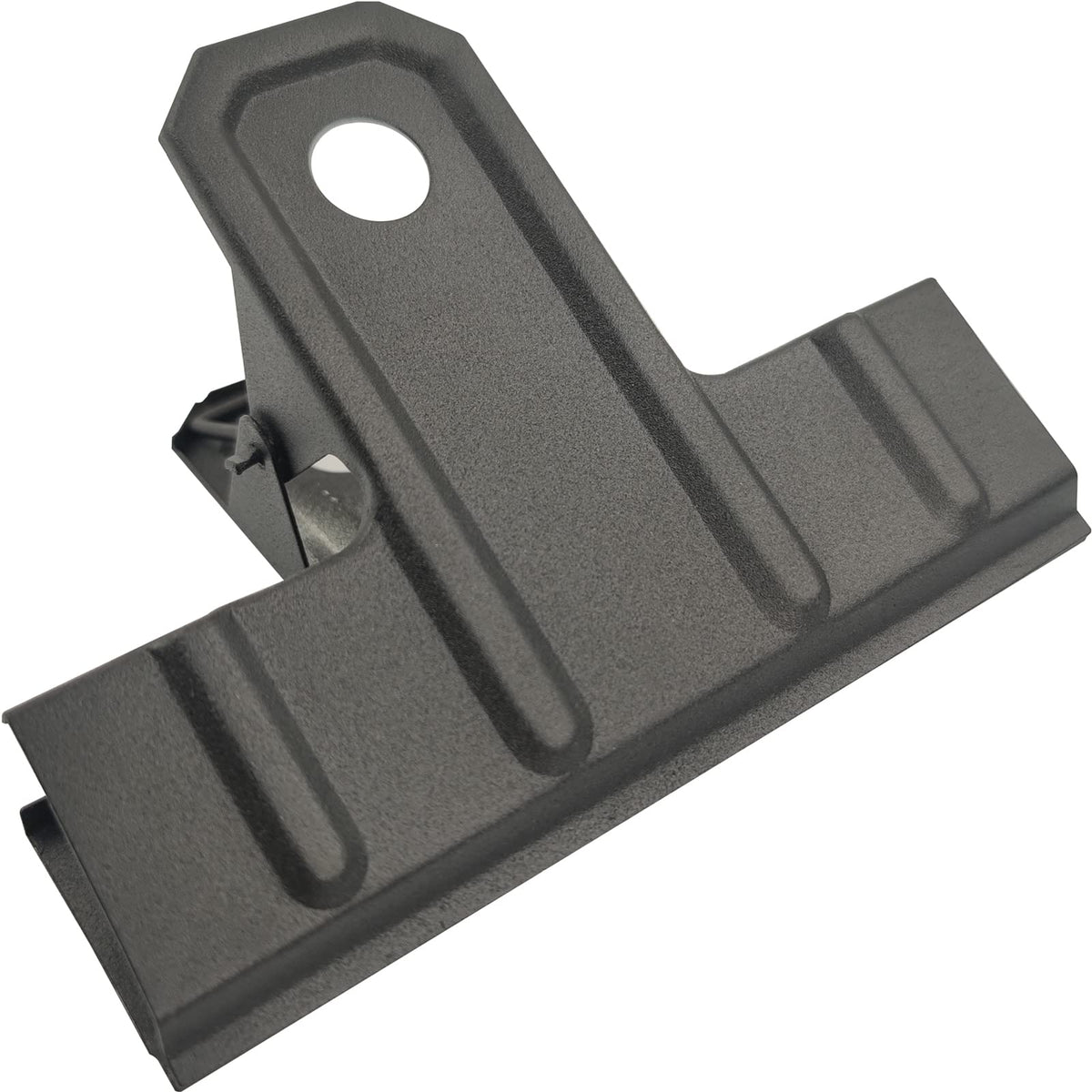 Locci Black Large Bull Clips, 10 Pack Extra Large Binder Clips 4.7 Inch (120 mm) for Home, Work