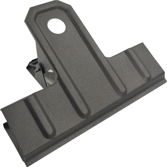 Locci Black Large Bull Clips, 10 Pack Extra Large Binder Clips 4.7 Inch (120 mm) for Home, Work