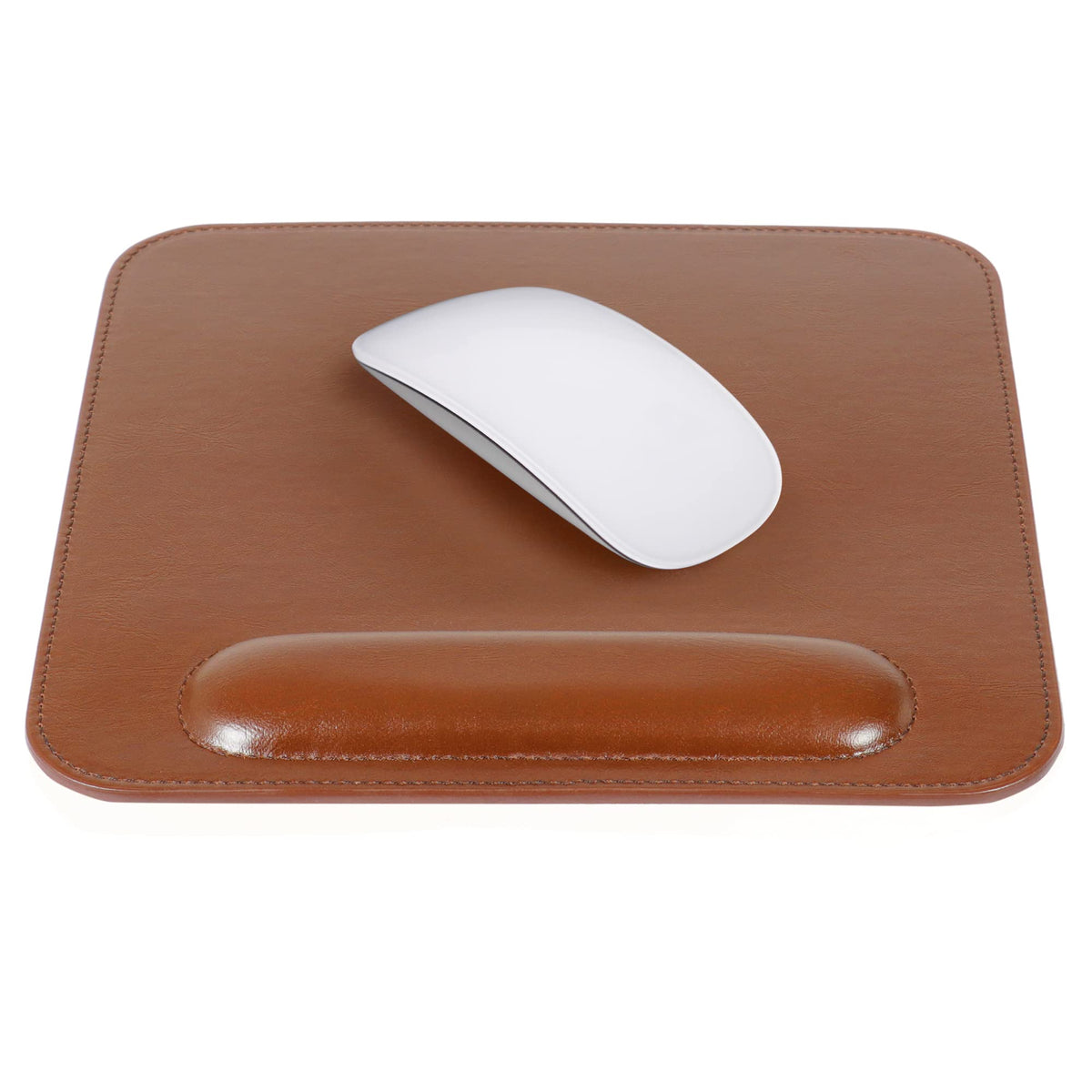 Londo Leather Mouse Pad with Wrist Rest – Ergonomic Support, Non-Slip Base, Smooth Surface