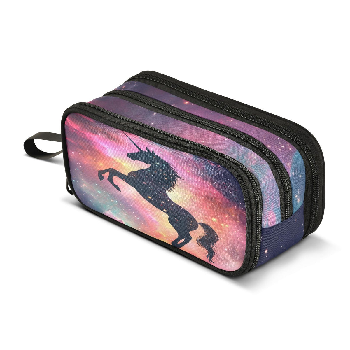 BOENLE Unicorn Galaxy Sky Pencil Case Box Boys Girls Large Pencil Pouch Zipper Compartments Big