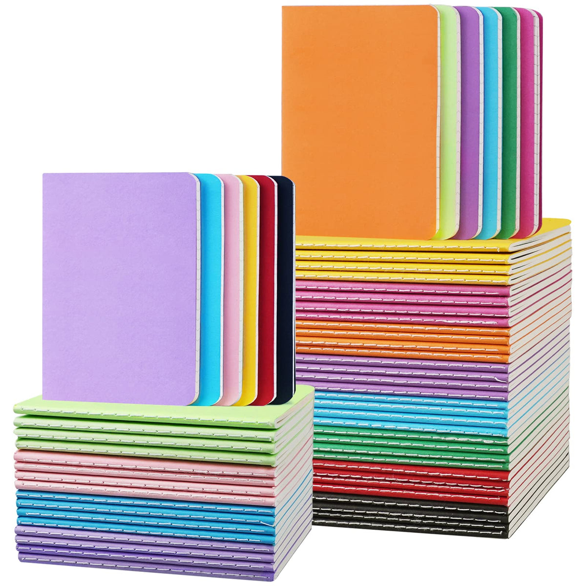Gwybkq Small Notebook 60 Pack (30Sheets/60Pages) Pocket Notebooks Lined