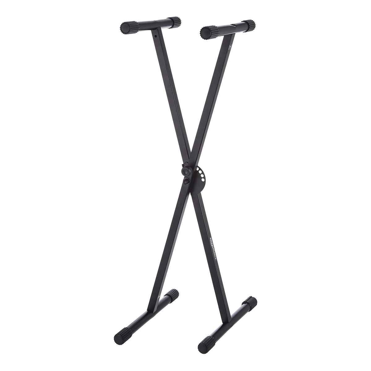 Amazon Basics Keyboard and Piano Stand, Adjustable Height, Portable Single-X-Shape, Stable Steel