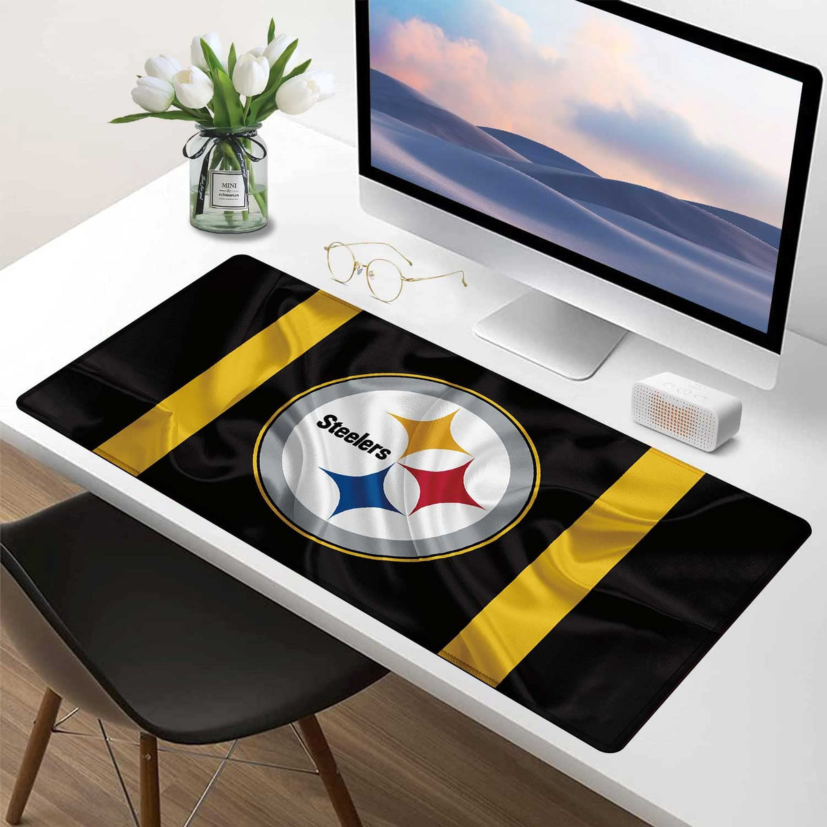 XXL Professional Gaming Mouse Pad, Large Computer Keyboard Mouse Mat Desk Pad with Non-Slip Base