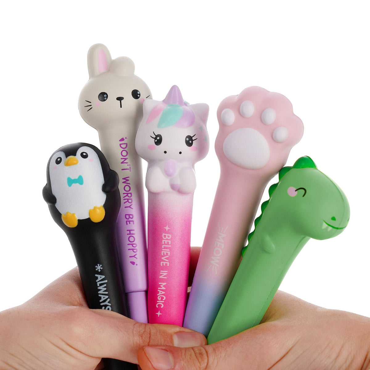 Legami, Anti Stress Gel Pen - Squeezies Stationery for Relaxing, Concentration, Anti-Stress, Super