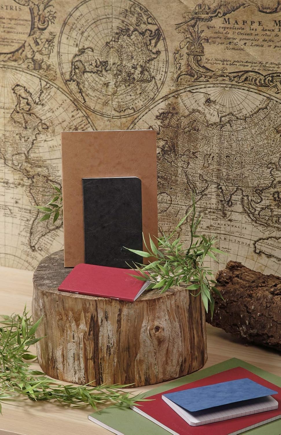 Clairefontaine - Ref 791401C - Age Bag Clothbound Notebook (192 Pages) - A4 Size, Plain Rulings