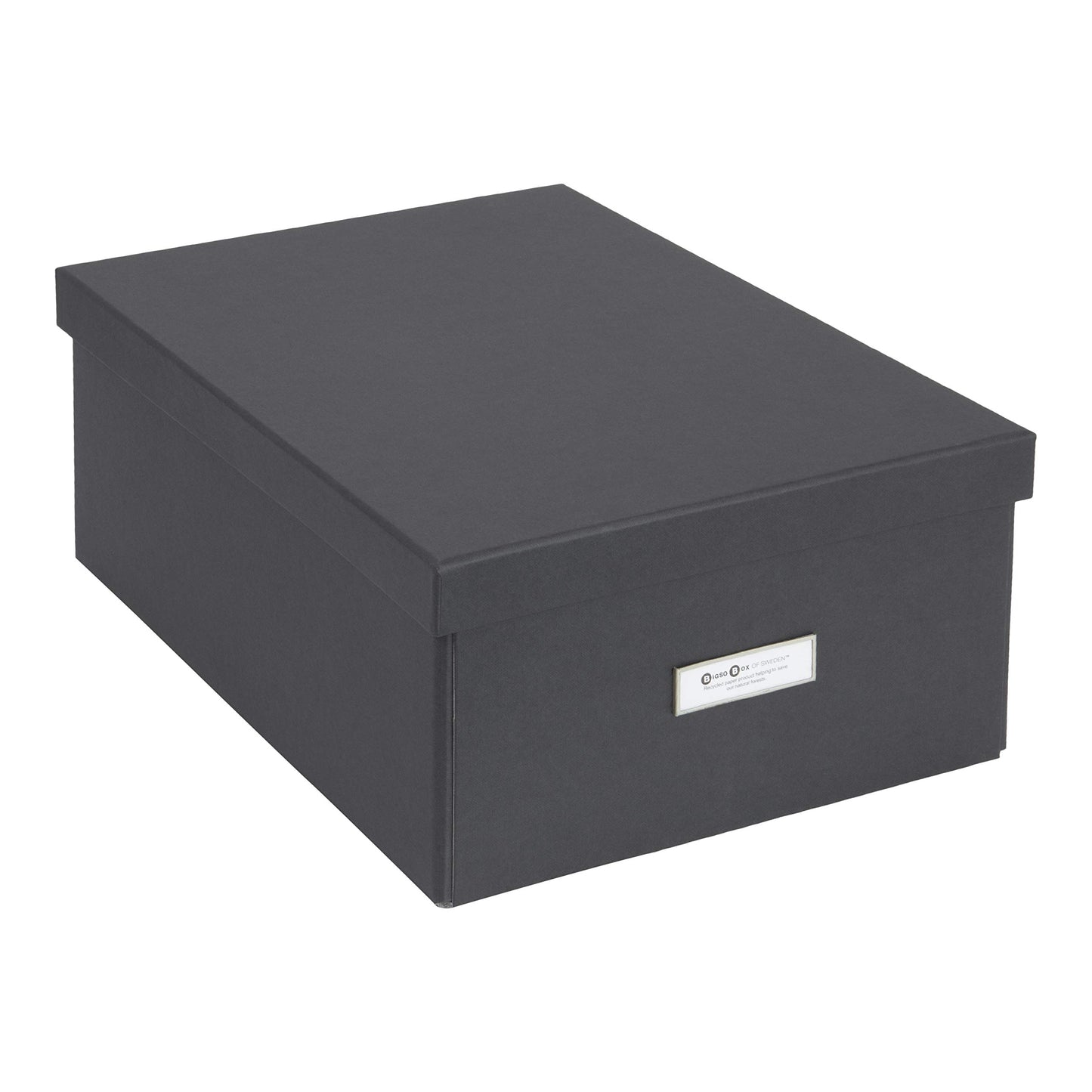 Bigso Box of Sweden Katia Collapsible Storage Box with Labelframe for Easy Identification - Simple