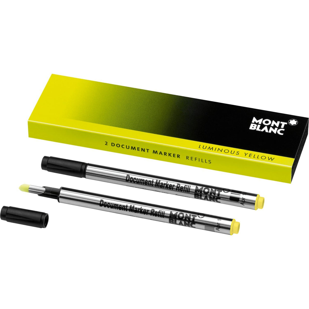 Montblanc Document Marker Refills Luminous Yellow 105168 – Highlighter Refills in Bright Yellow – 2