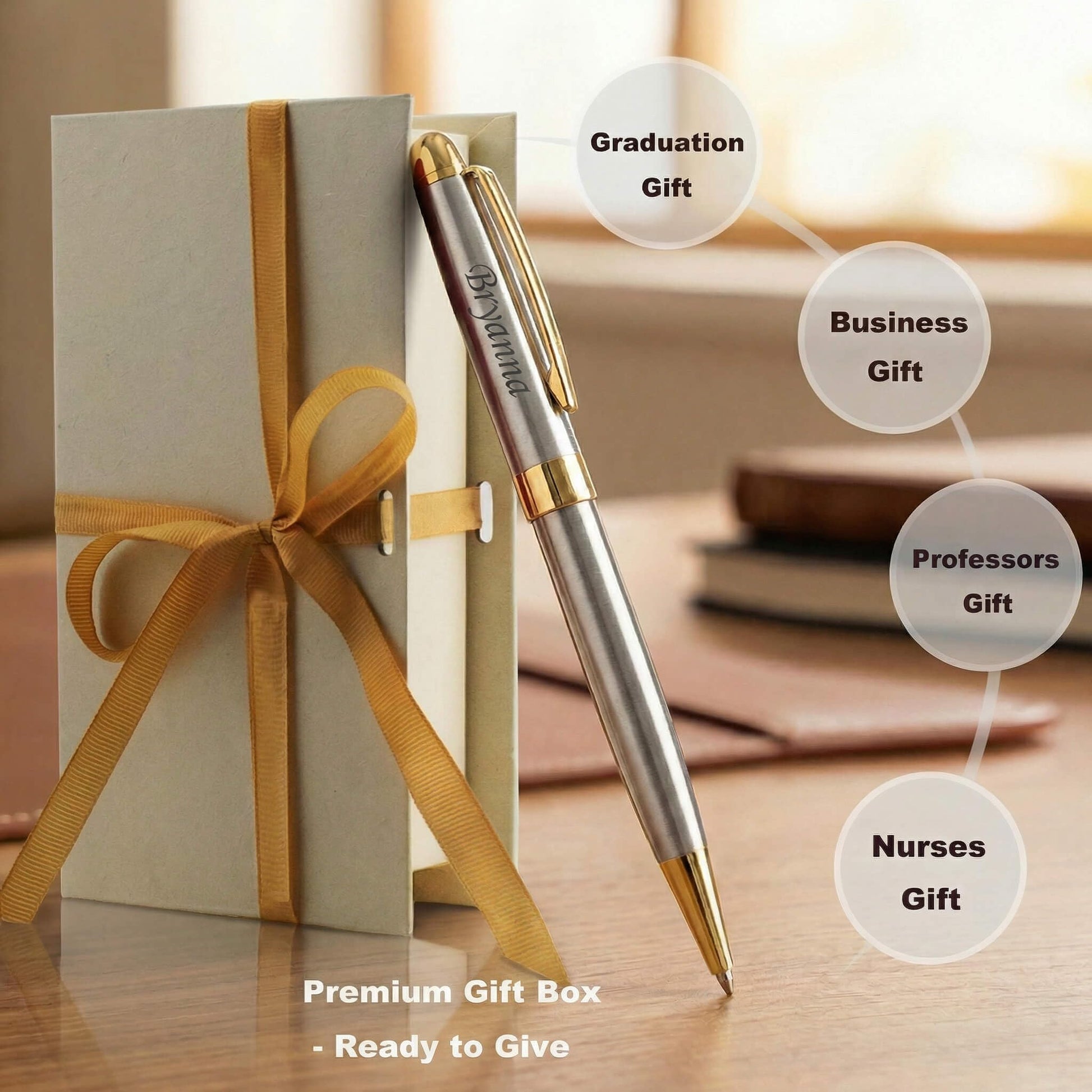 Yastar Personalized Ballpoint Pen Gift for Souvenir Colleague Friend Nurse