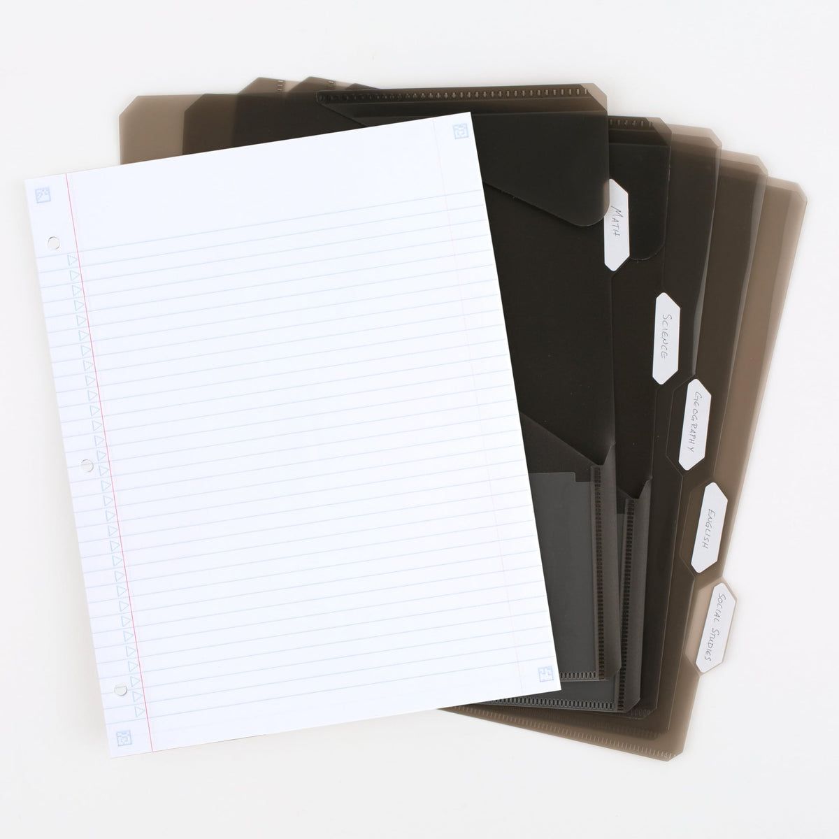 Five Star Flex Refillable Notebook + Study App, College Ruled Paper and 1 Inch TechLock Ring Binder