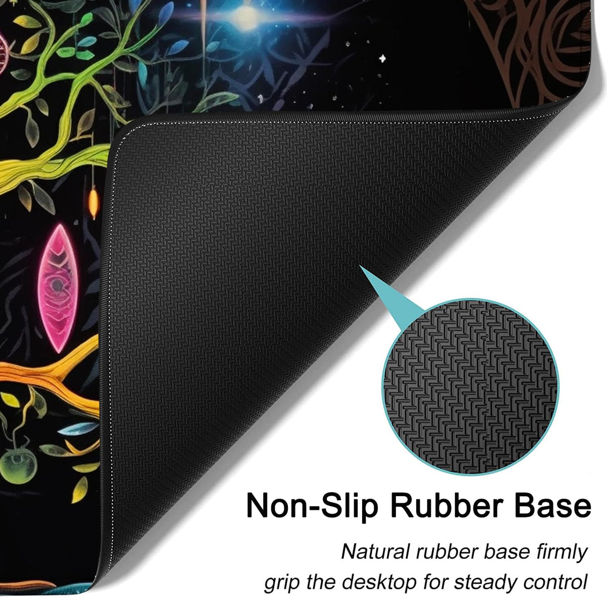 Large Mouse Pad, 31.5 x 11.8in Extended Gaming Mouse Pad with Stitched Edges, XXL Mousepad